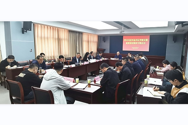金誠(chéng)投資集團(tuán)黨總支召開擴(kuò)大會(huì)議  專題學(xué)習(xí)習(xí)近平總書記考察安徽重要講話精神